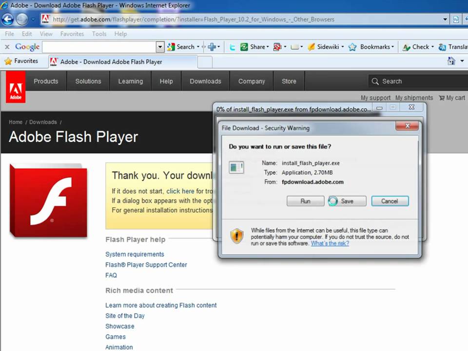 Update flash player for mac